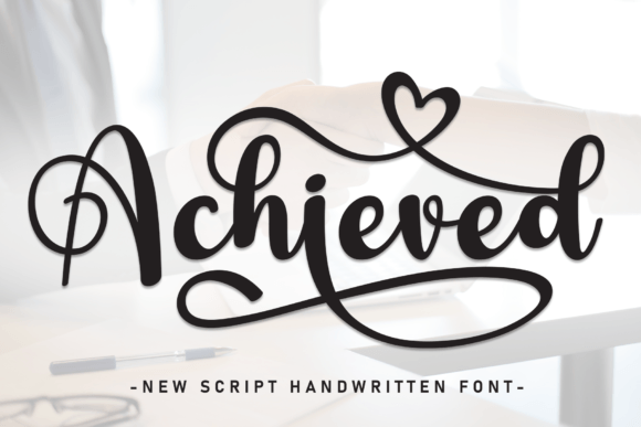 Achieved Font: Elegant Script for Business Branding