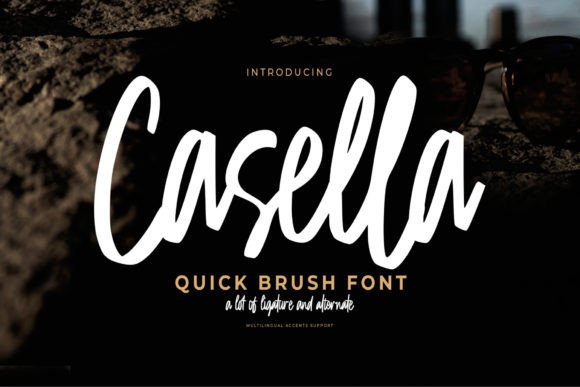Cassella: A Handwritten Font for Creative Marketing