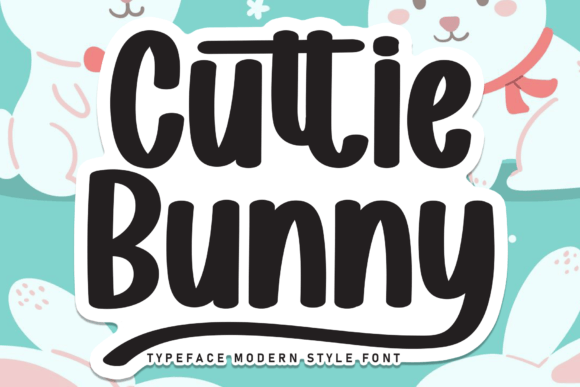 Cuttie Bunny Font for Business