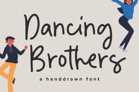 Dancing Brothers Font: A Rhythm for Design