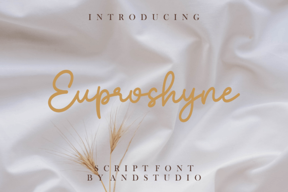 Euproshyne: A Romantic Script Font