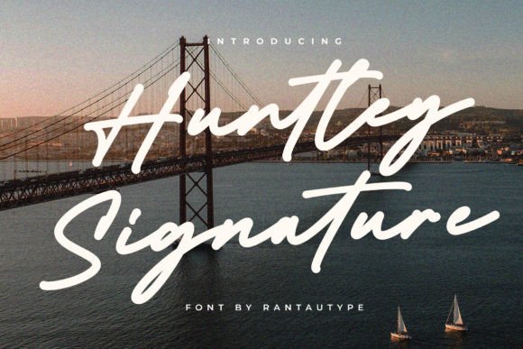 Huntley Signature: A Premium Font for Business Branding