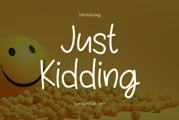 Just Kidding Font Review