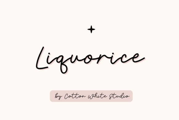 Liquorice: A Beautiful Script Font