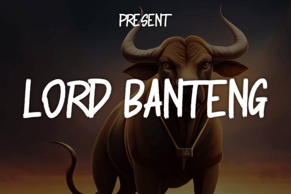 Lord Banteng: A Sweet Handwritten Font