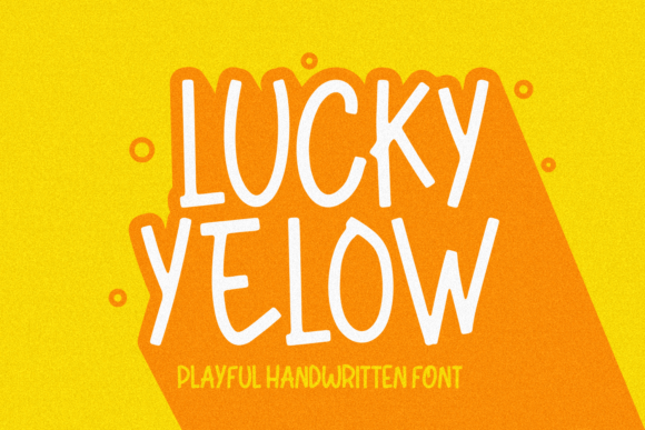 Lucky Yellow Font for Creative Projects