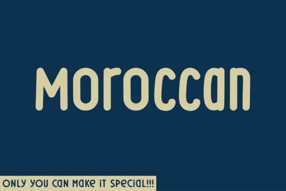 Moroccan Font: A Handwritten Elegance