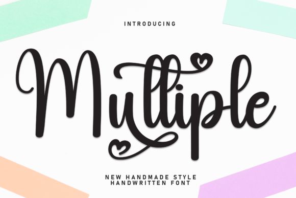 Multiple: A Sweet Display Font
