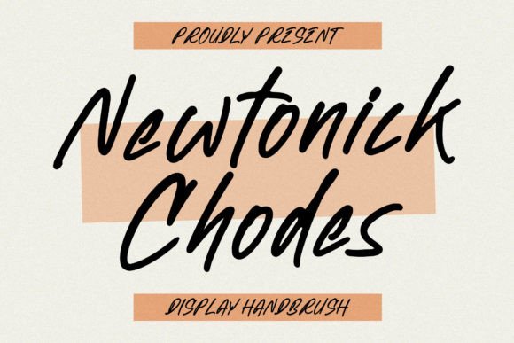 Newtonick Chodes: A Graceful Script Font