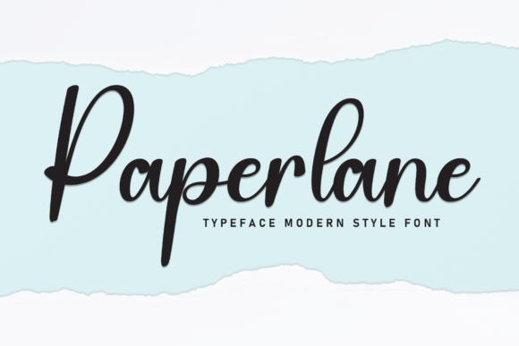 Paperlane: A Sweet Display Font for Creative Projects