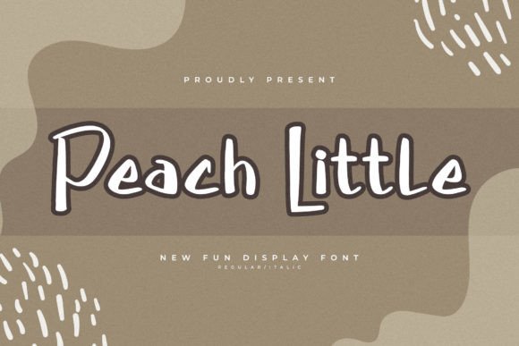 Peach Little: A Fun Display Font for Creative Projects
