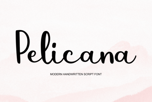 Pelicana Font: Elegant Script for Craft Projects