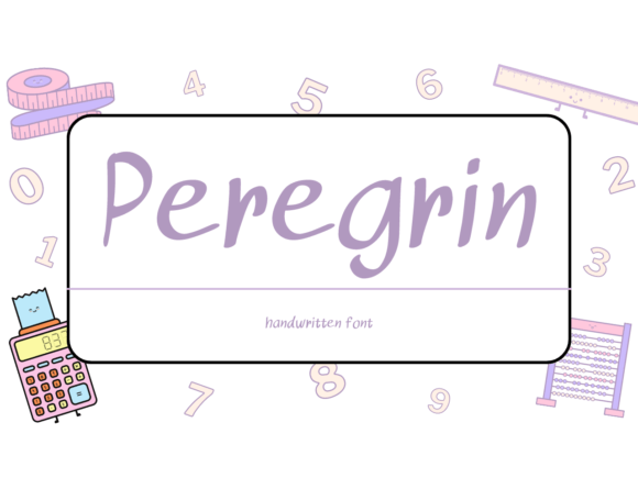 Peregrin: A Friendly Display Font