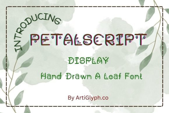 Petalscript: A Delicate Script for Business Branding