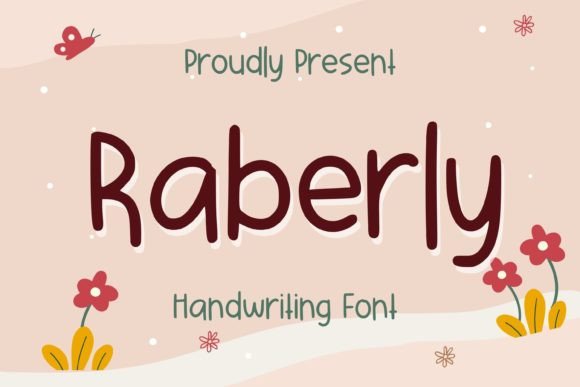 Raberly Handwritten Font