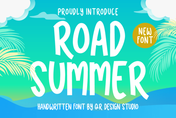 Road Summer Font for Creative Projects