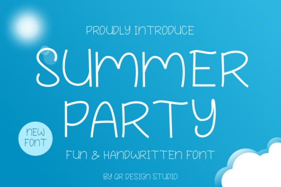 Summer Party Font for Bold Campaigns
