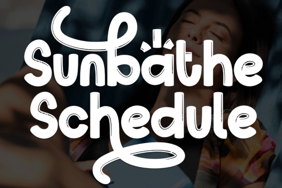 Sunbathe Schedule: A Flowing Script for Elegant Design