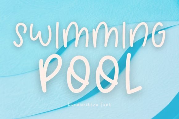 Swimming Pool Font for Business