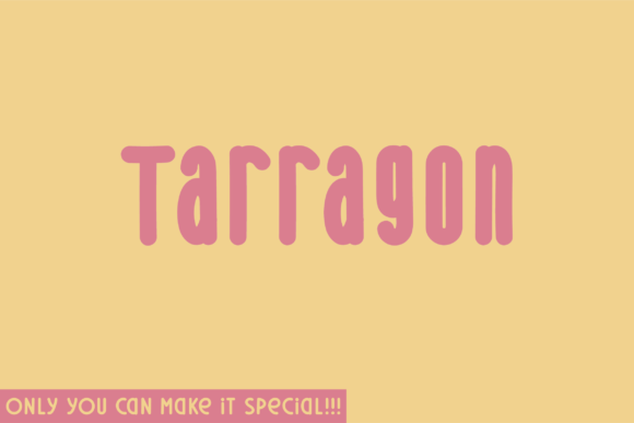 Tarragon: A Handwritten Font for Business Branding