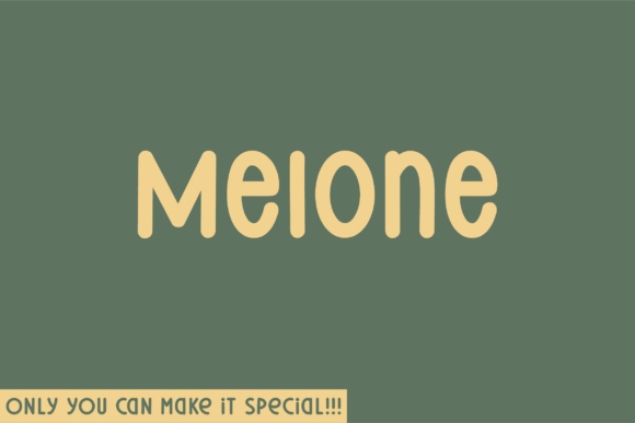 Use Melone for Bold, Natural Typography