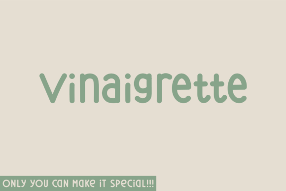 Vinaigrette: A Handwritten Font for Editorial Magic