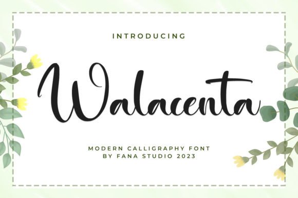 Walacenta: A Stylish Font for Creative Projects