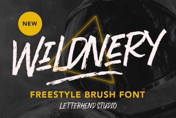 Wildnery Font: Handmade Elegance for Craft Projects